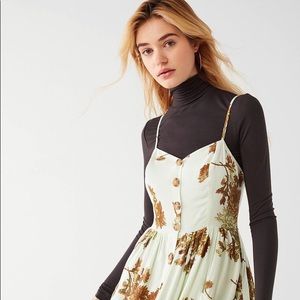 Cooperative Emilia A-Line Button-Down Midi Dress